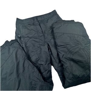 Spyder Snow Pants Kids 18 Black Spylon Lined Insulated Waterproof Ski Snnowboard
